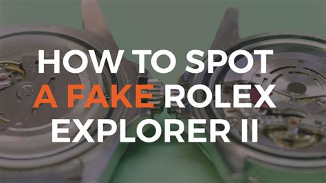 how to spot a fake rolex explorer ii|rolex explorer ii alternative.